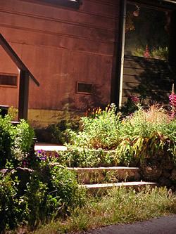 15. Planejando seu jardim: Os caminhos 4 À noite, os degraus devem ser bem iluminados para serem percebidos. Foto de Orin Zebest