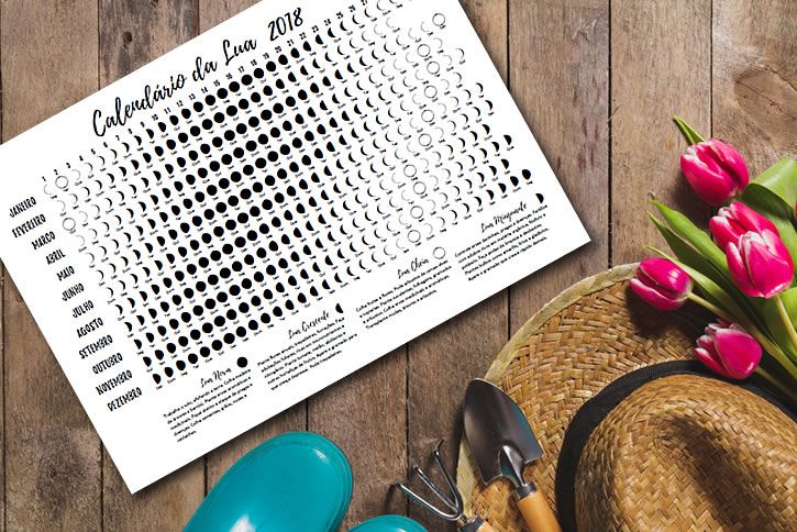 Download: Calendário da Lua 2018 1 calendar moon