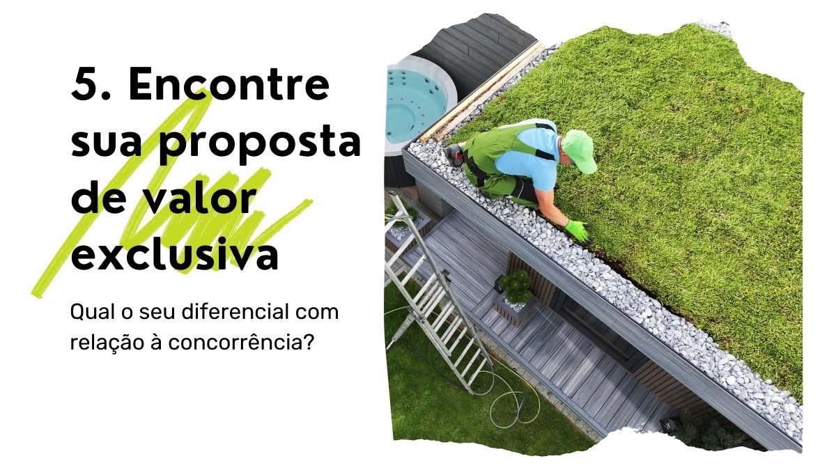 8 Estratégias para conquistar a Fidelidade do Cliente em negócios de Jardinagem e Paisagismo 15 Jardineiro fazendo telhado verde