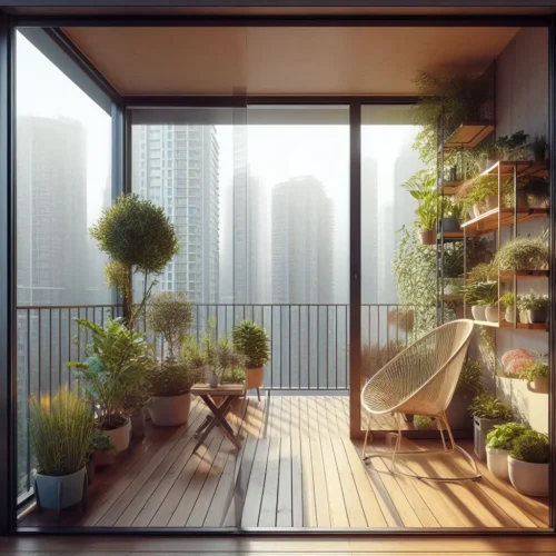 Jardim de Inverno: Conceito e História 18 Sacadas e varandas são ótimos locais para um jardim interno.