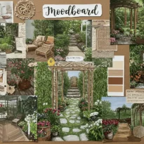 Início 23 Moodboard para paisagismo