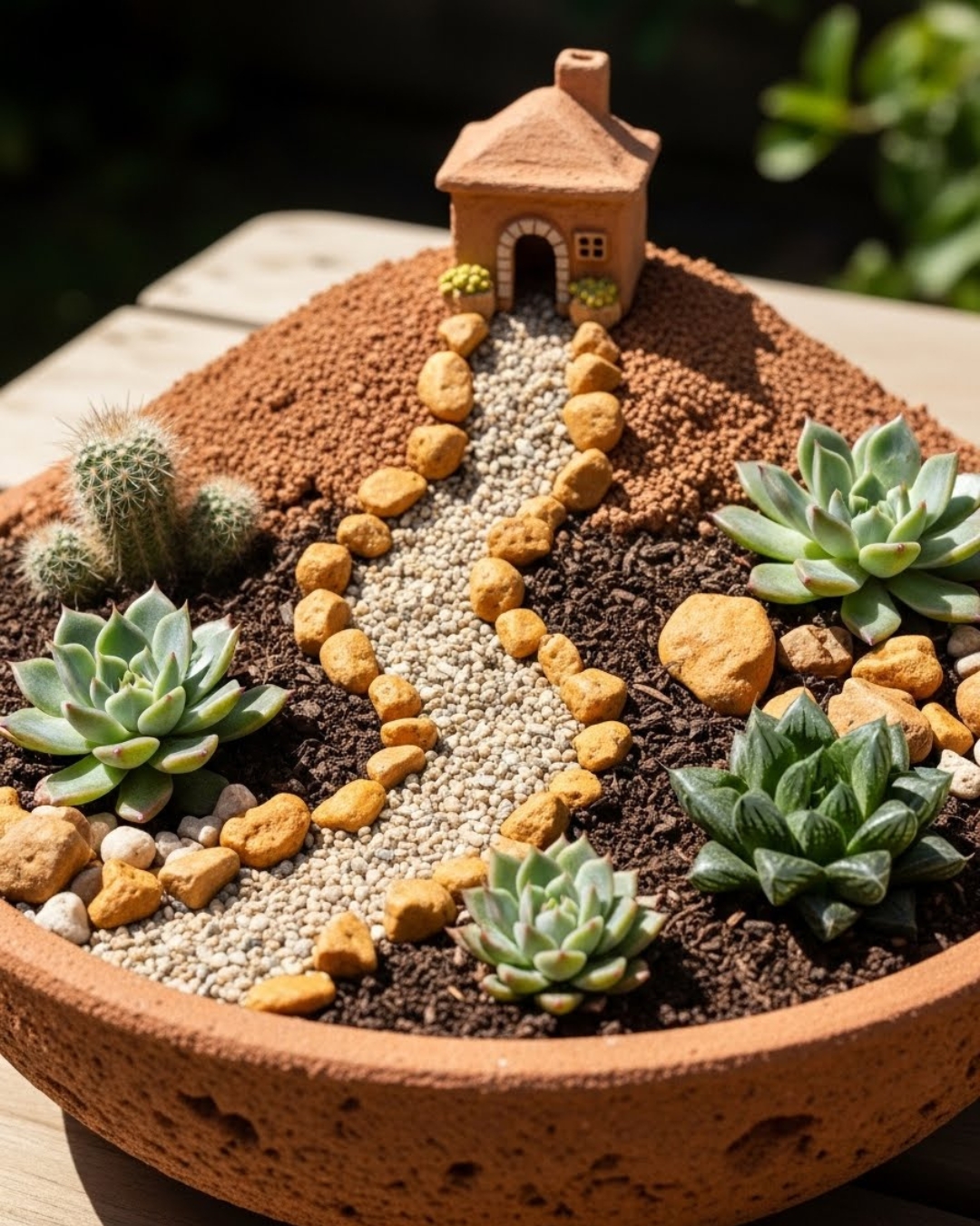 Jardim de fadas em vaso: guia prático completo 6 Jardim de fadas - Ideia 4