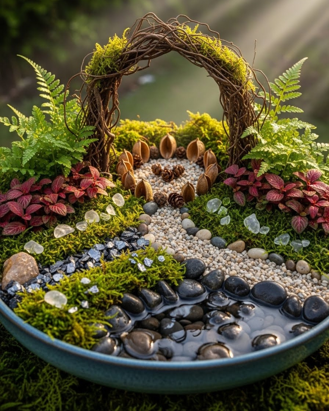Jardim de fadas em vaso: guia prático completo 4 Jardim de fadas - Ideia 3