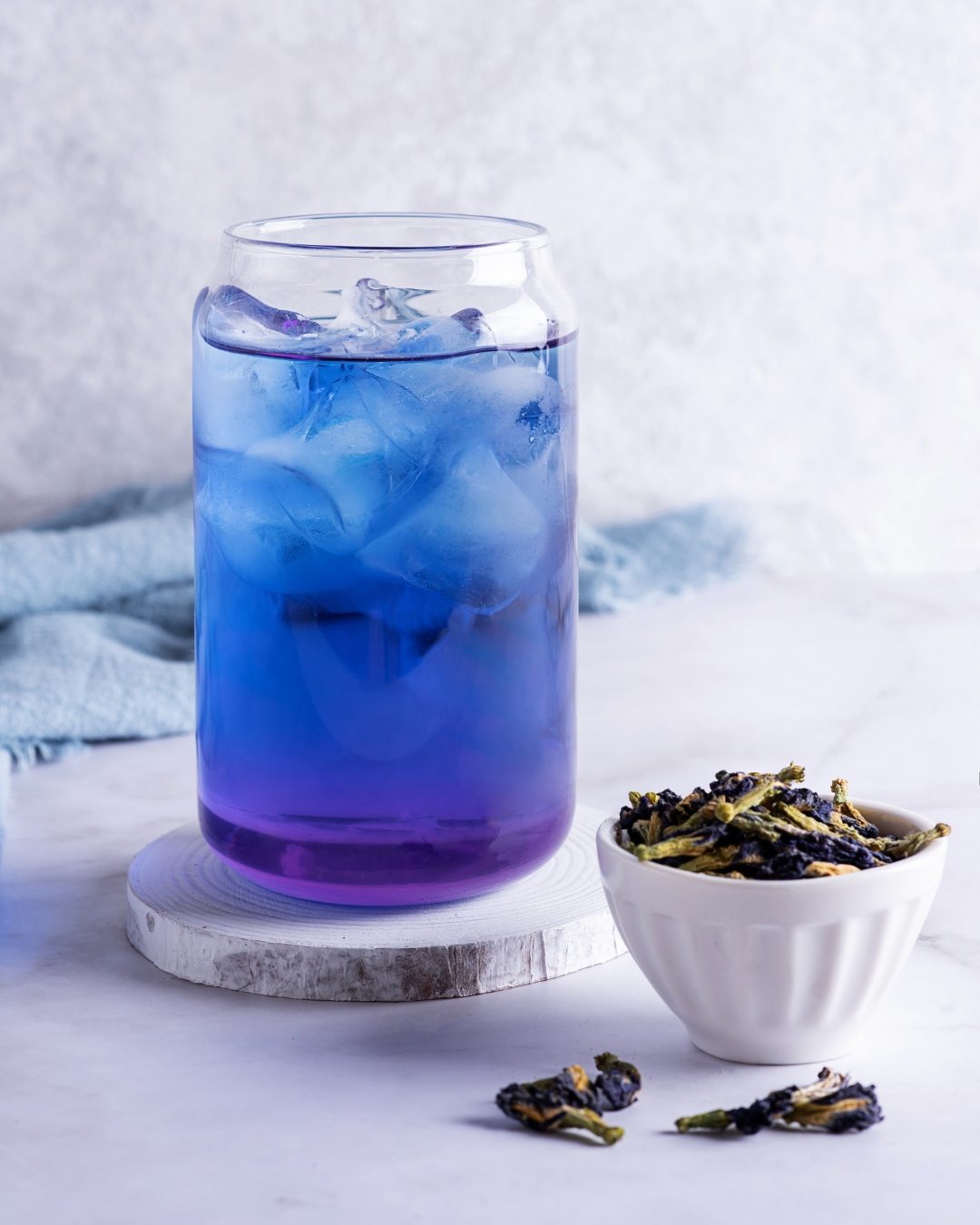 Fada Azul - Clitoria ternatea 8 Drink colorido da Fada azul
