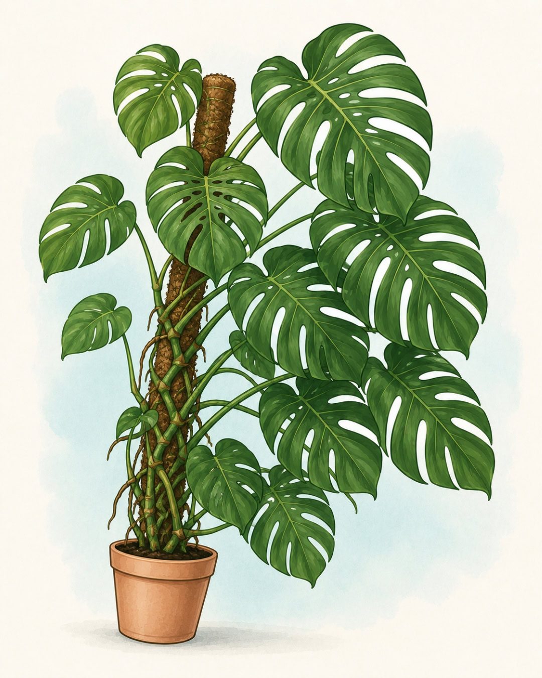 La planta queda desproporcionada e inestable, cayéndose todo el tiempo.