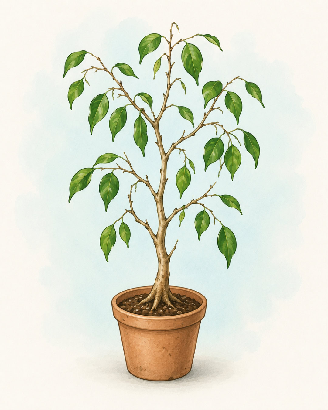 Tudo parece certo, mas a planta parou de crescer