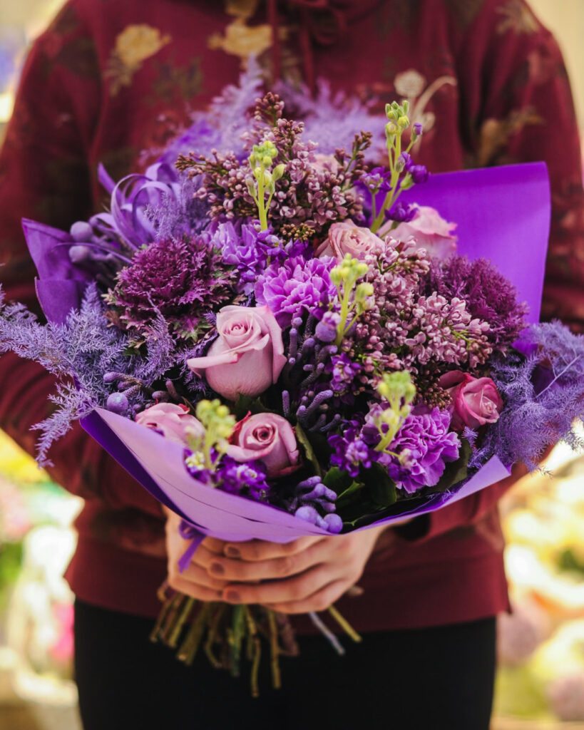 Flores roxas e lilases: 50 espécies para o seu jardim 52 A beleza vibrante do Buquê de flores roxas.